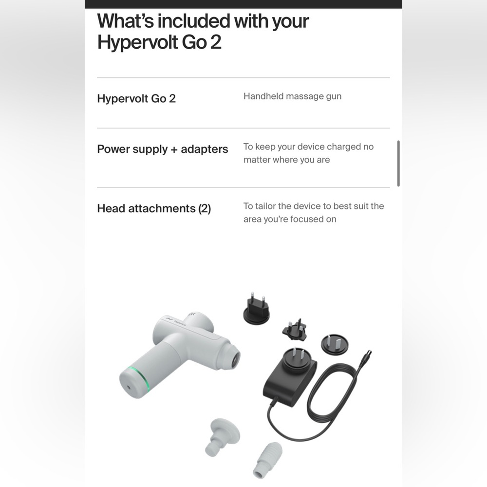 Hypervolt Go 2 - Picture 5 of 9